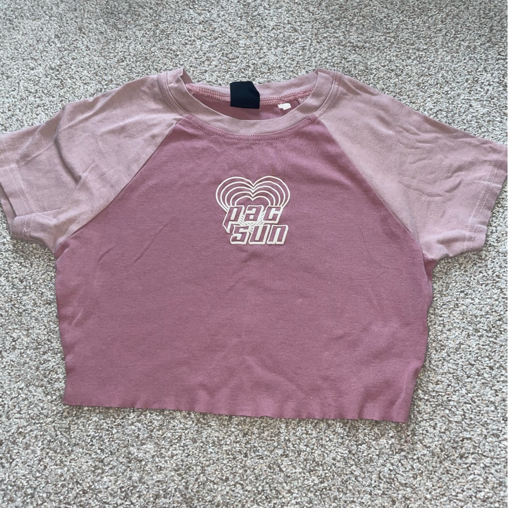 pacsun cropped shirt